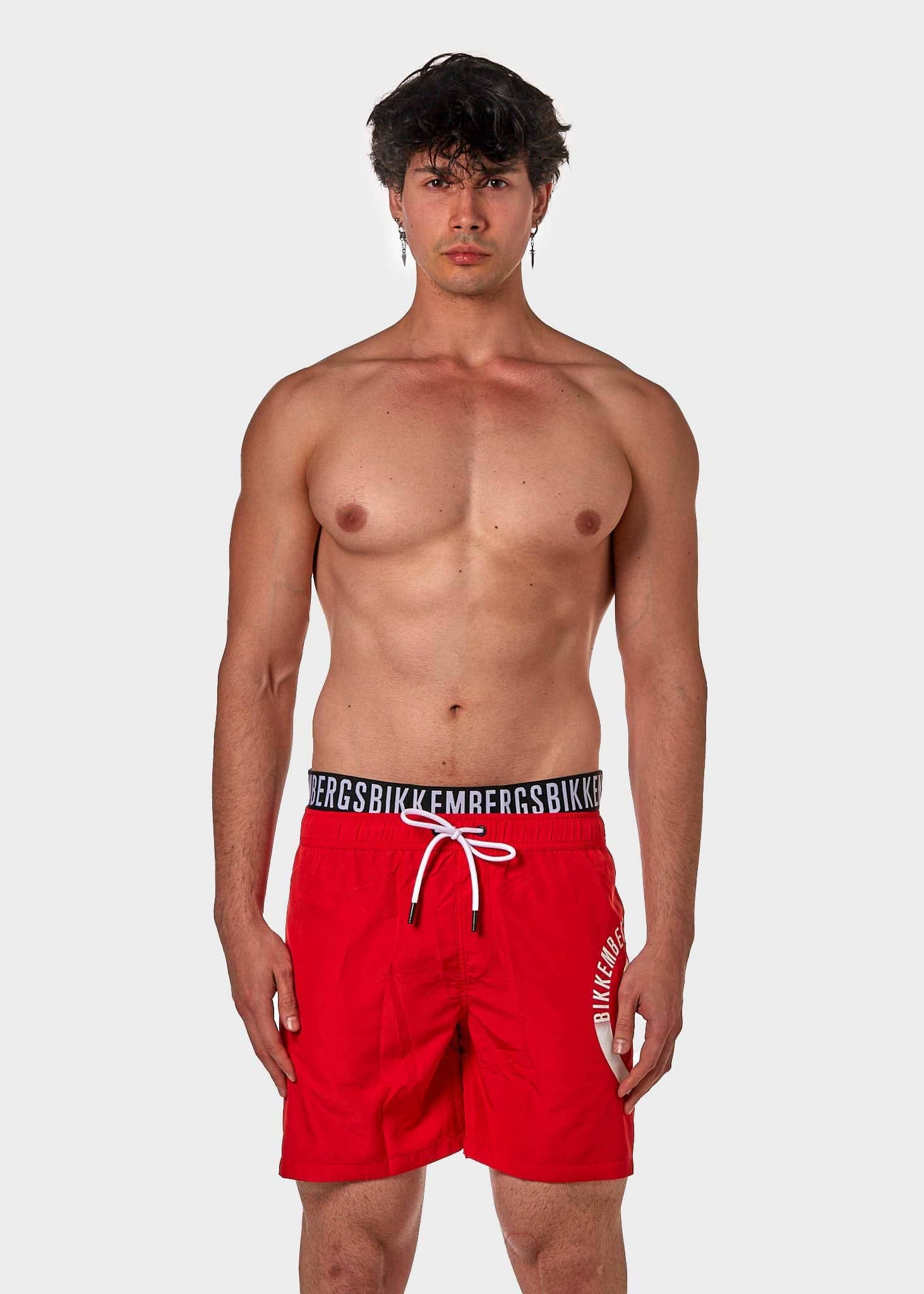 BIKKEMBERGS COSTUME BKK2MBM02 ROSSO UOMO