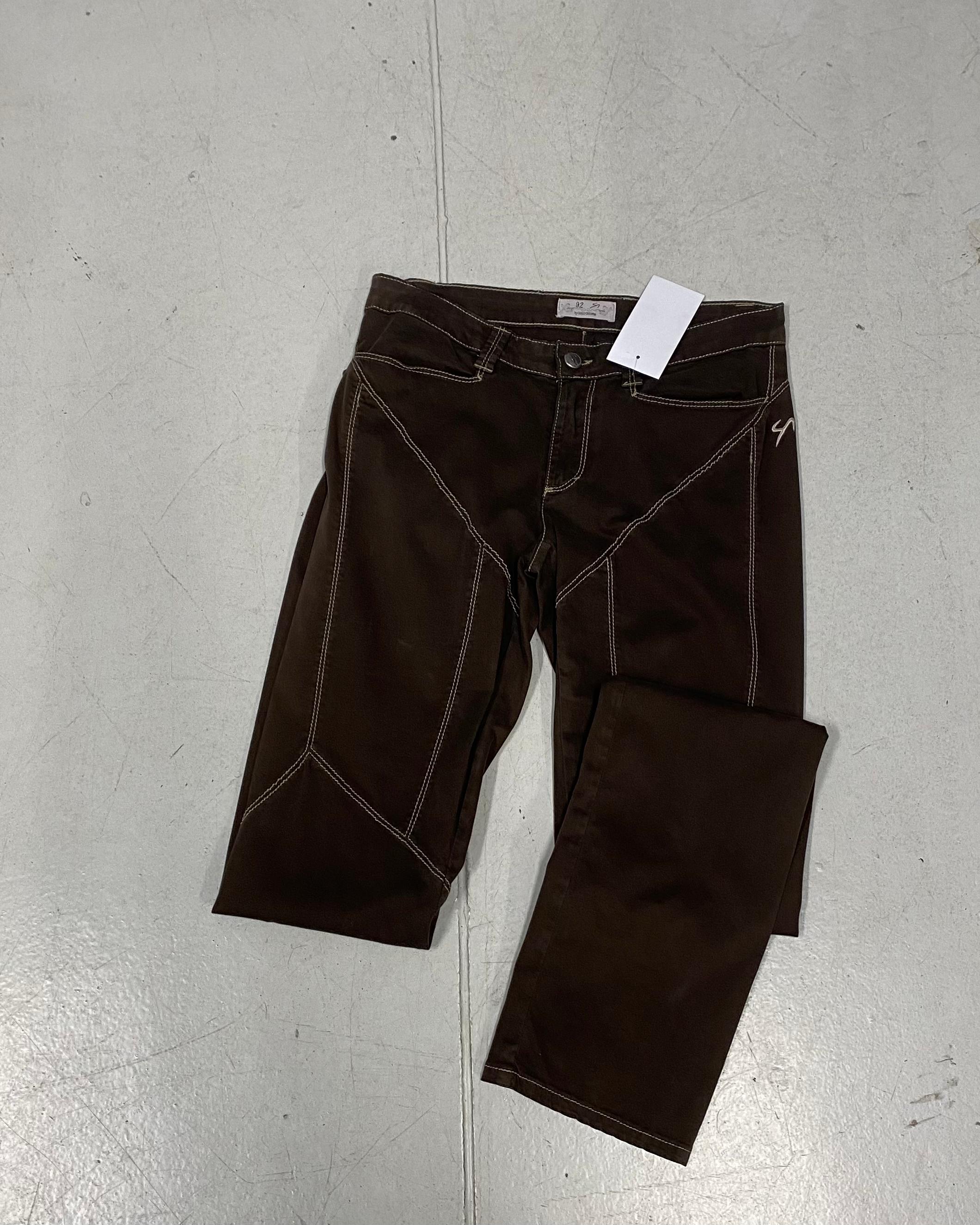 9.2 PANTALONI B014 D 079D COL 0008 MARRONE