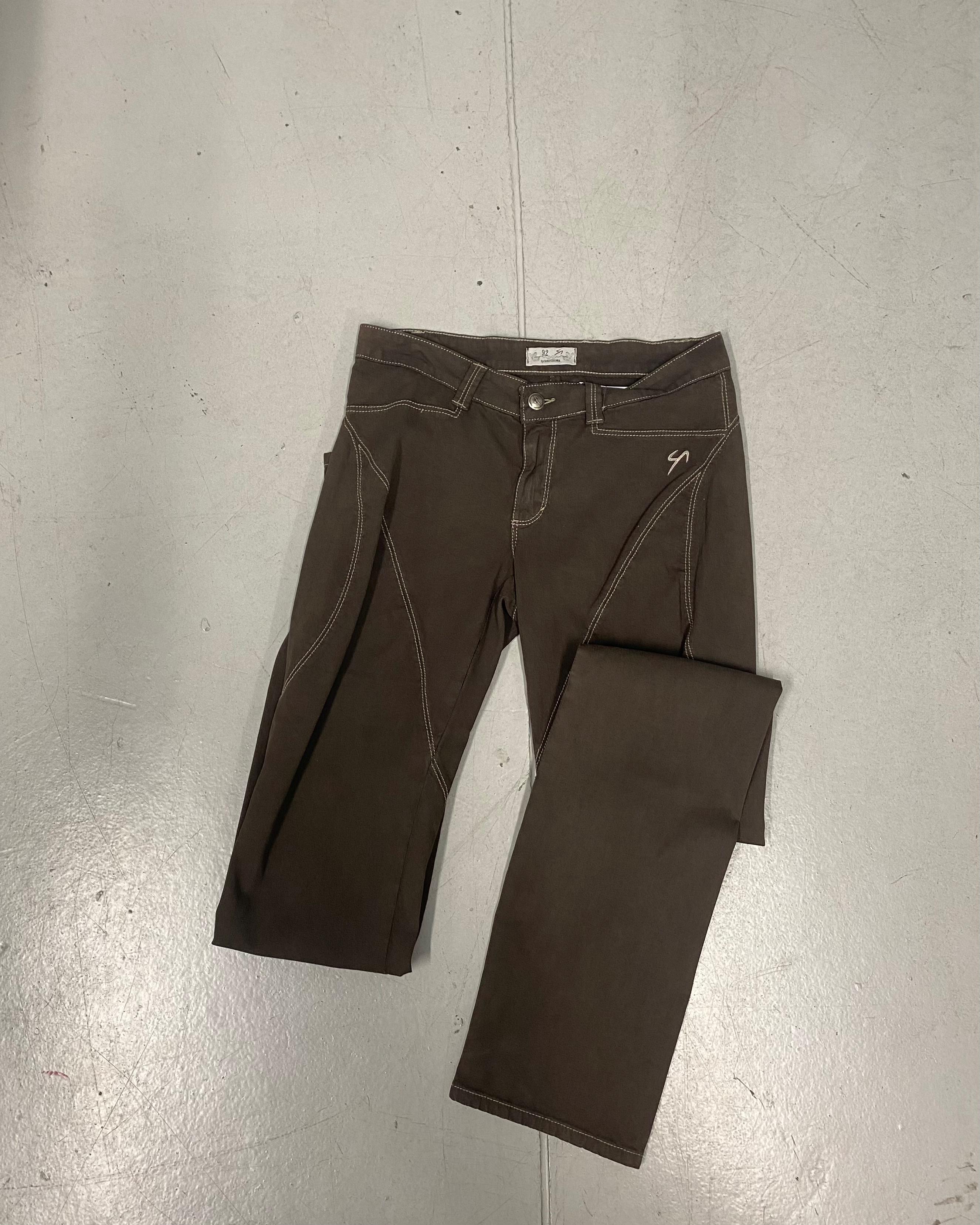 9.2 PANTALONI T024 D 153D COL 0008 MARRONE