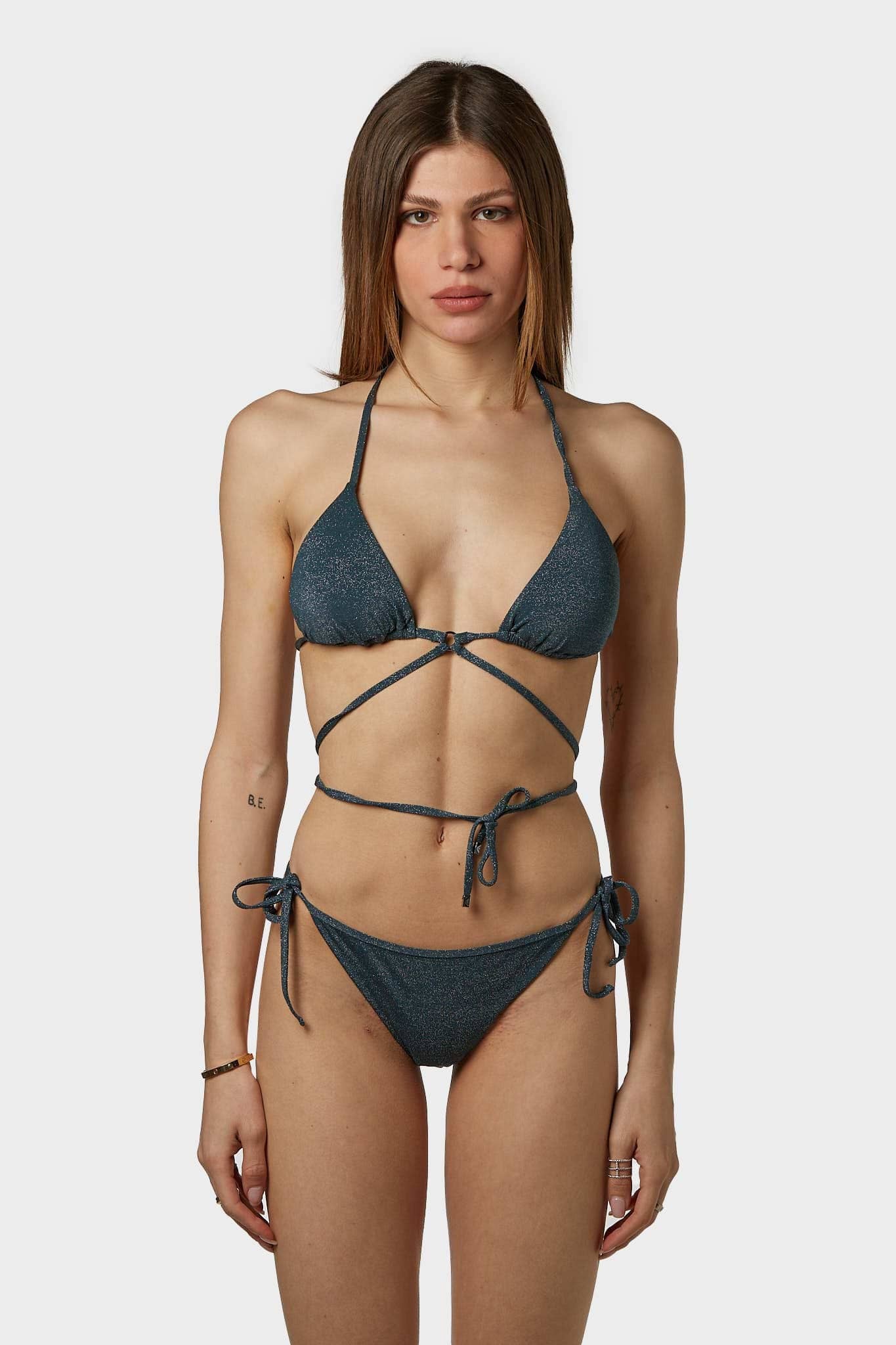 ARMANI BIKINI 262706 3R302 05832 VERDE TROPICALE DONNA