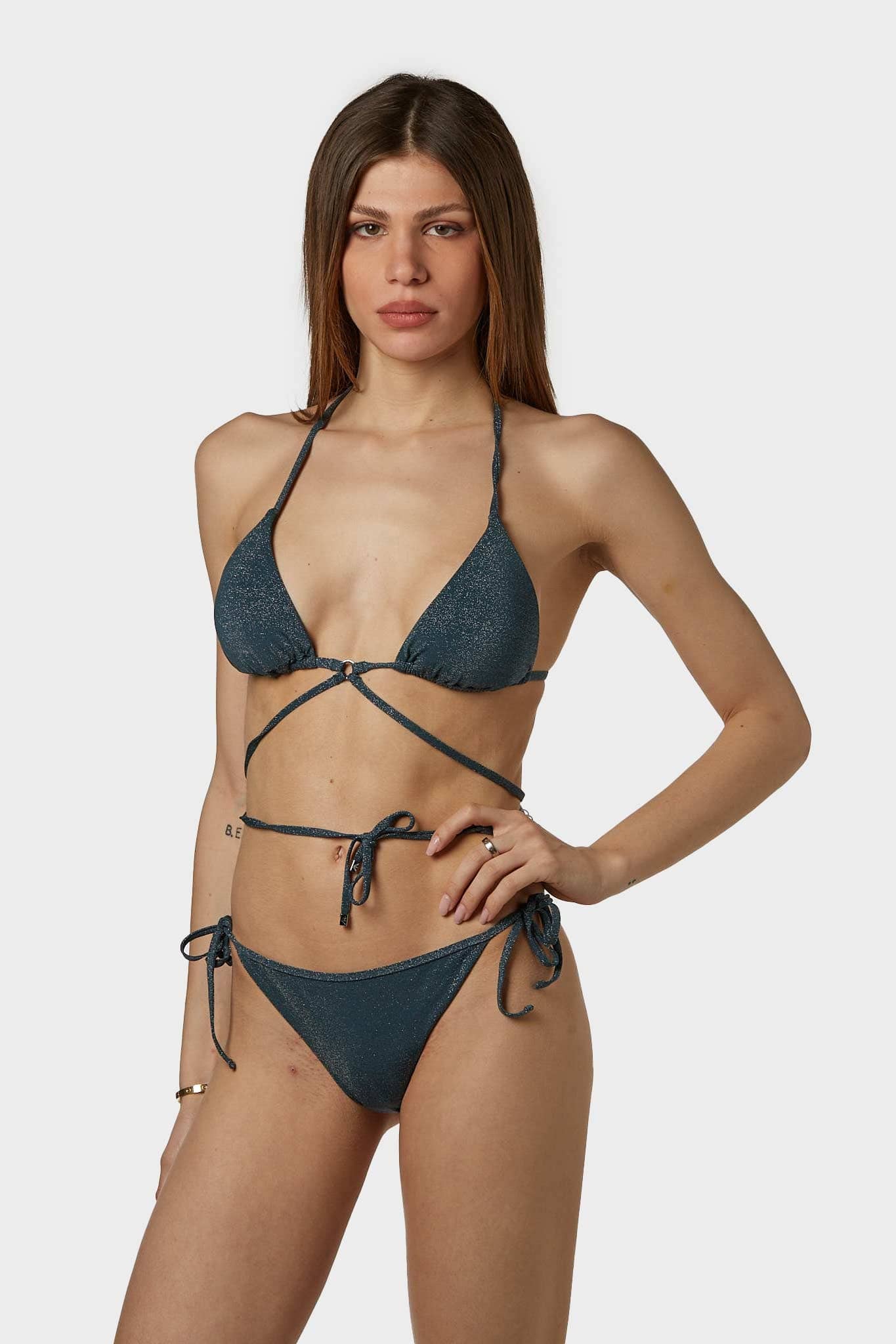 ARMANI BIKINI 262706 3R302 05832 VERDE TROPICALE DONNA