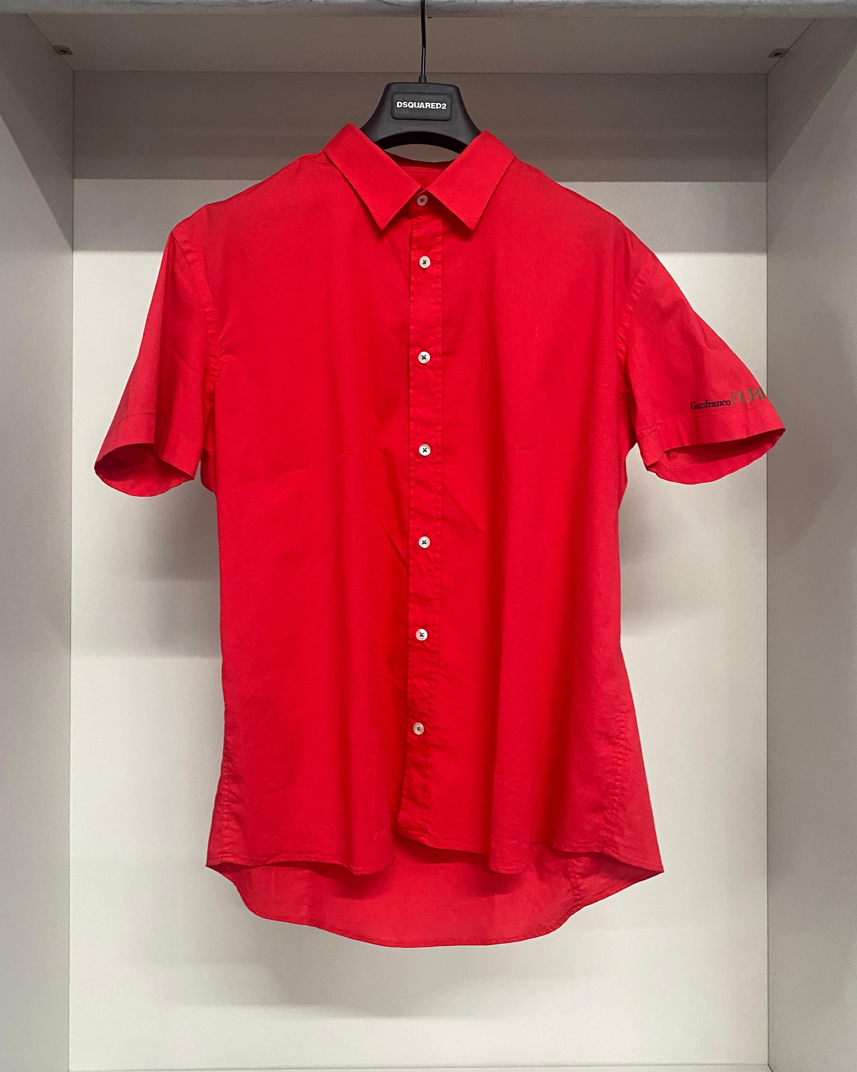 FERRE CAMICIA CMU 56009 ROSSO UOMO