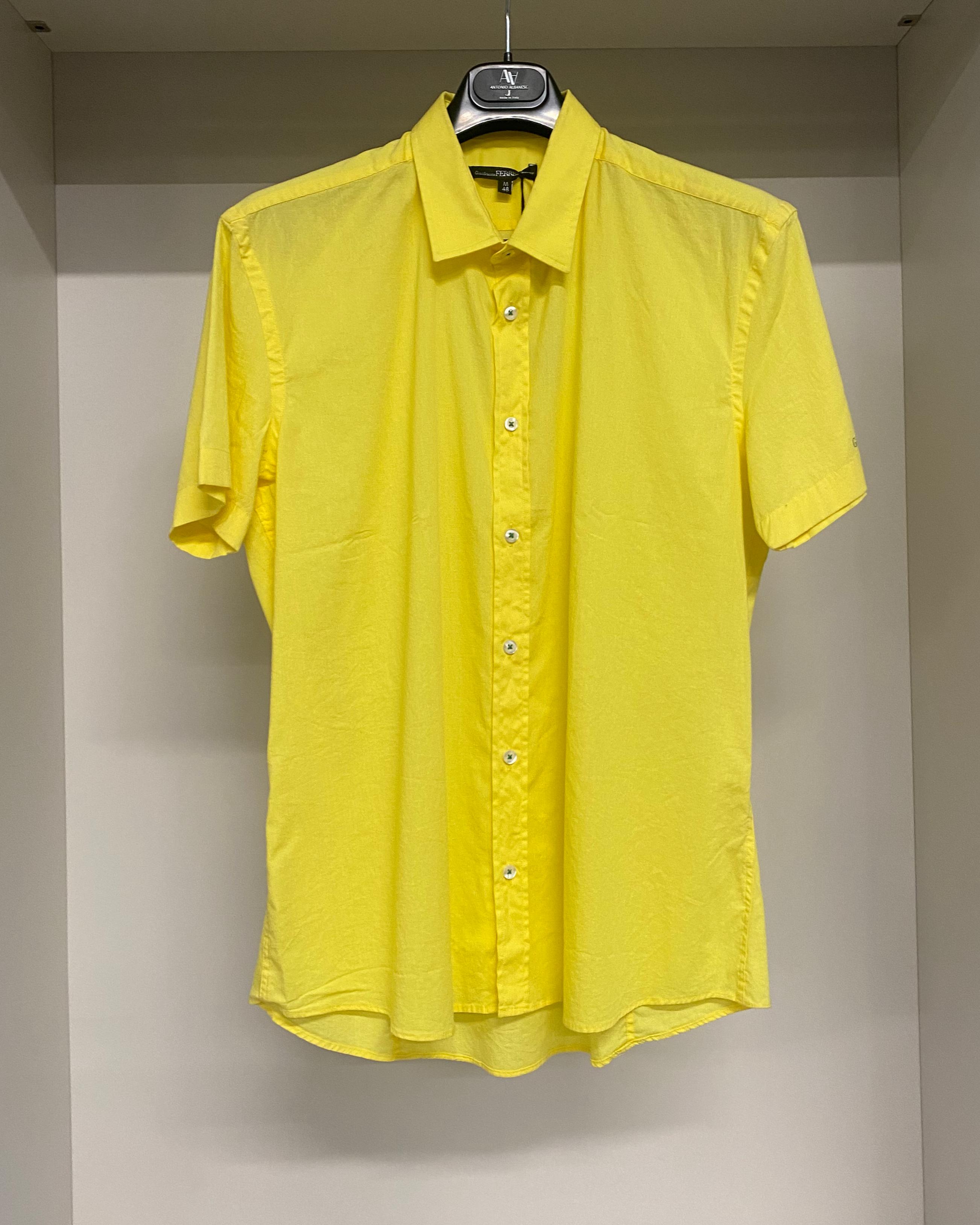 FERRE CAMICIA CMU 56009 GIALLO UOMO