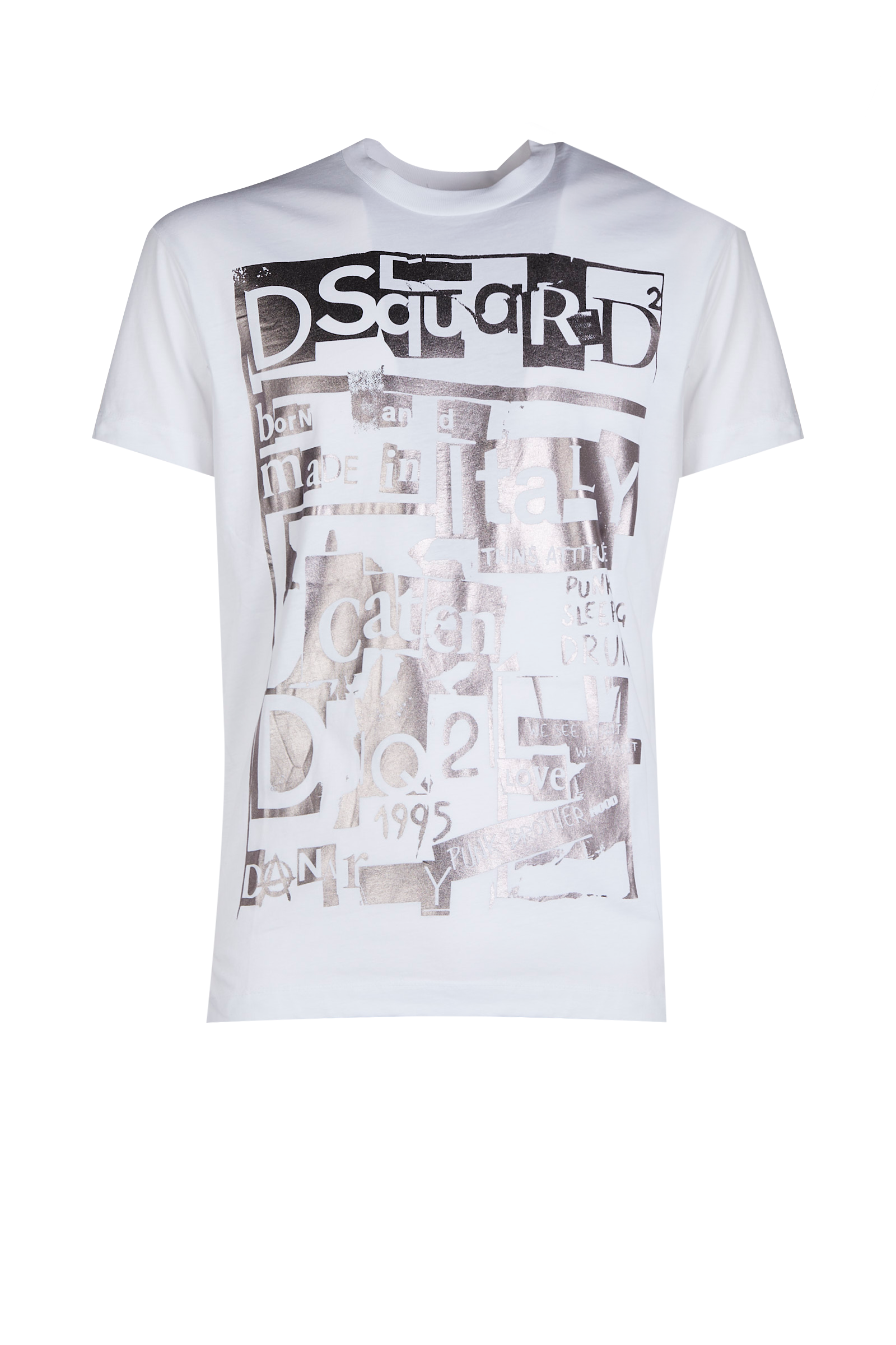 DSQUARED T-SHIRT S74GD0531 S22427 100 UOMO