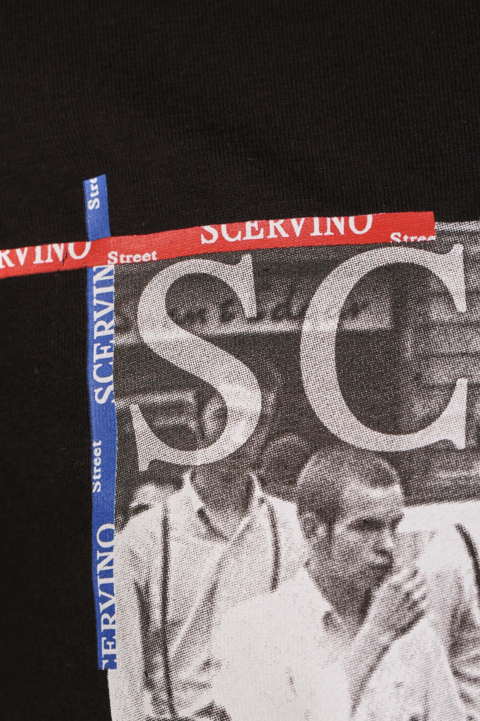 SCERVINO T-SHIRT TSU020 SC002 NERO UOMO