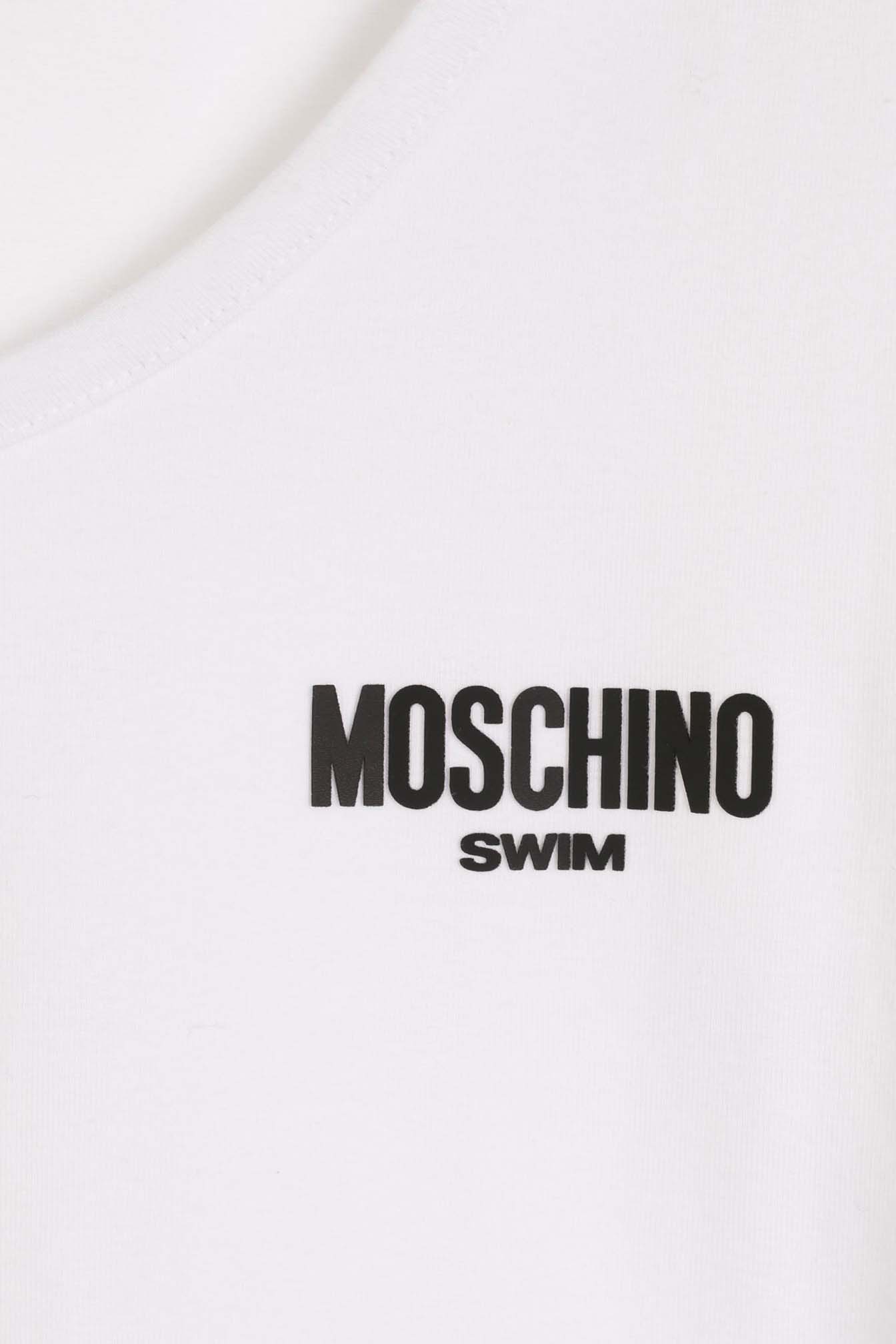 MOSCHINO CANOTTA A4002 2323 1 BIANCO UOMO