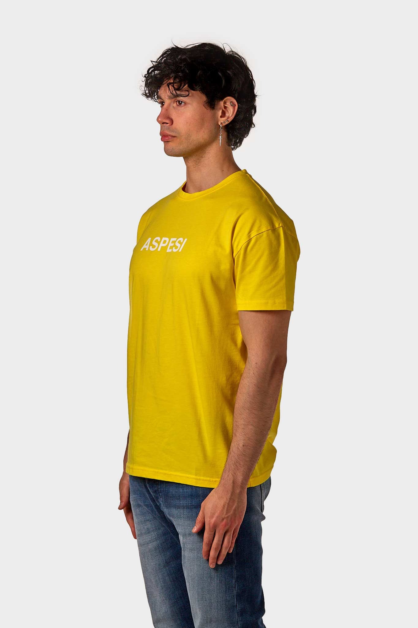 ASPESI T-SHIRT ASP1MTS02 GIALLO UOMO