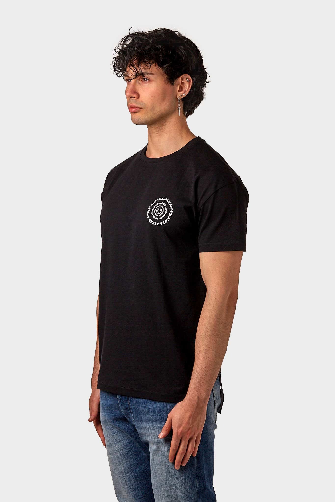 ASPESI T-SHIRT ASP1MTS01 NERO UOMO