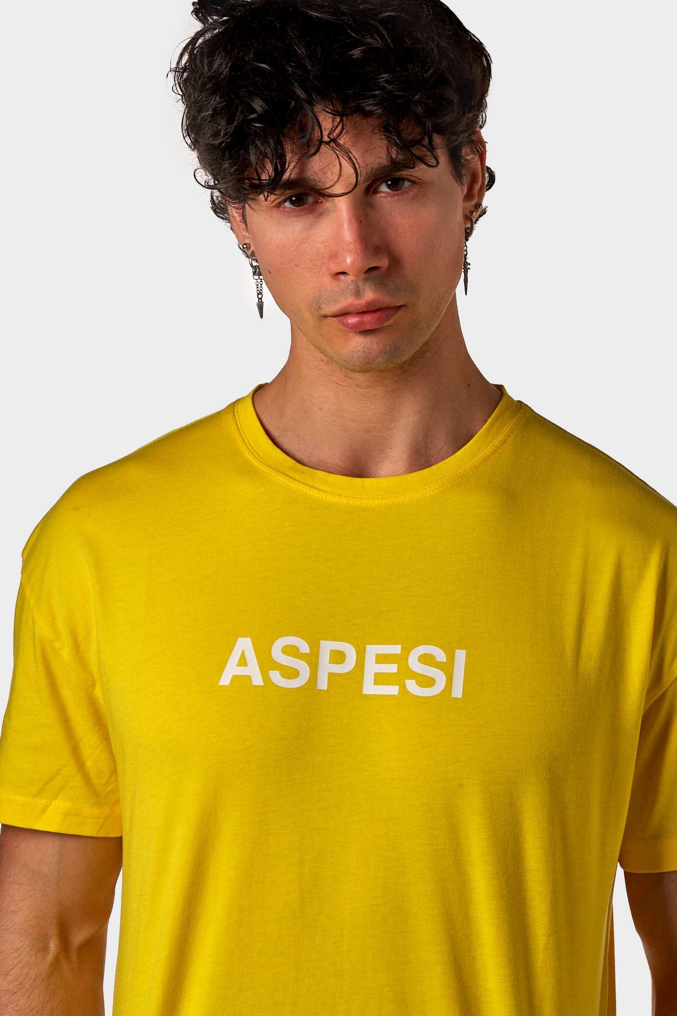 ASPESI T-SHIRT ASP1MTS02 GIALLO UOMO