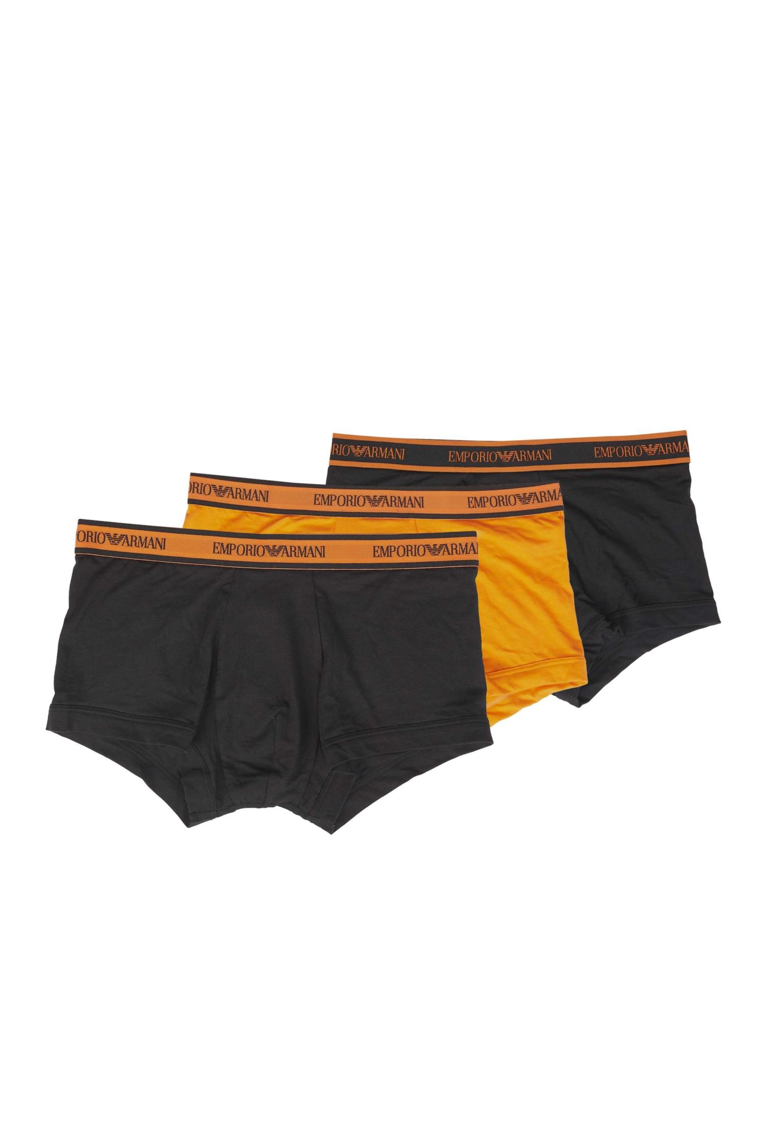 ARMANI BOXER 111357 2F717 19021 NERO/ARANCIO/NERO TRIP. U