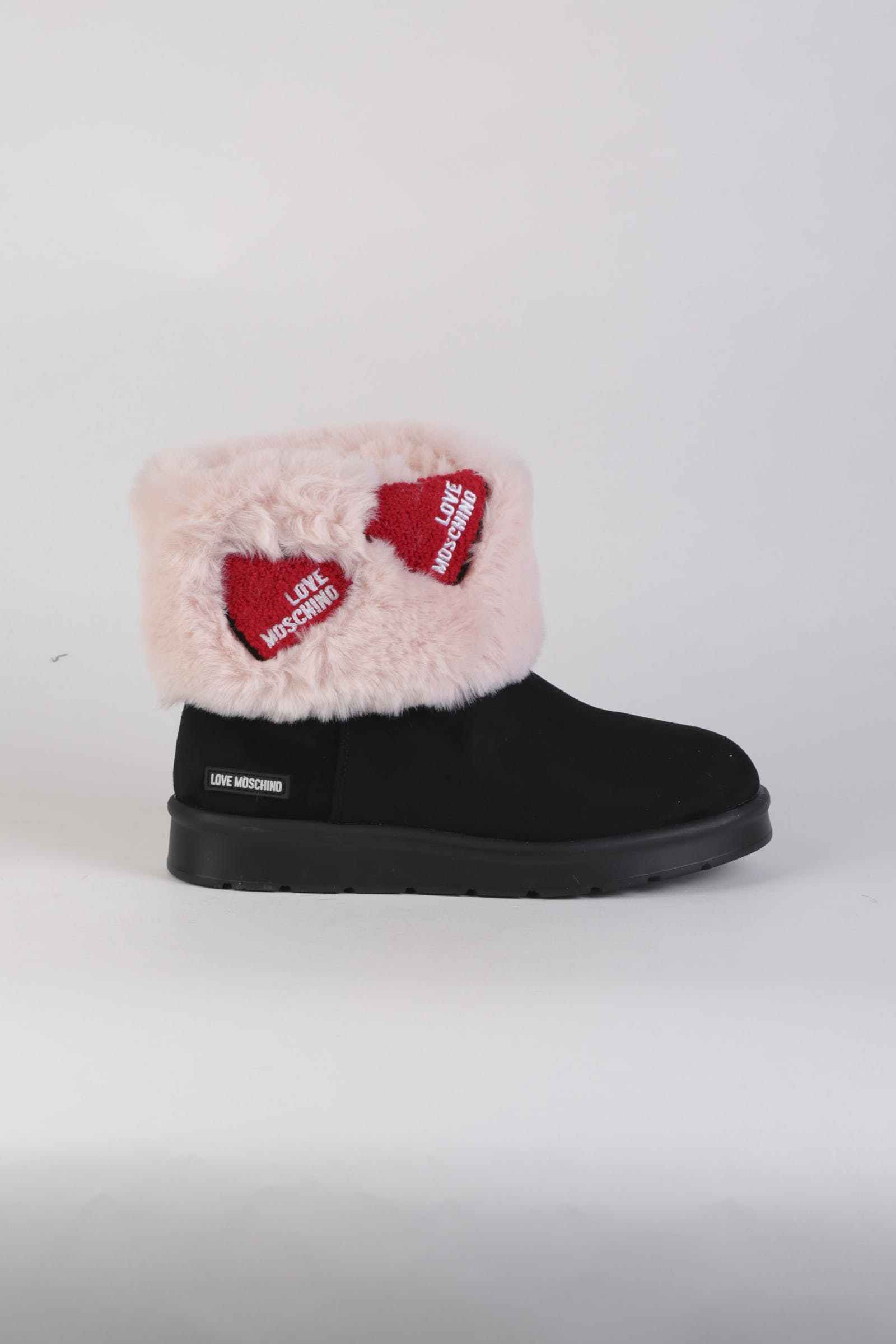 LOVE MOSCHINO SCARPE JA24173H1FJZE00A ST.TTOD.WINTER30 SUEDE PL NER/CIP.P D