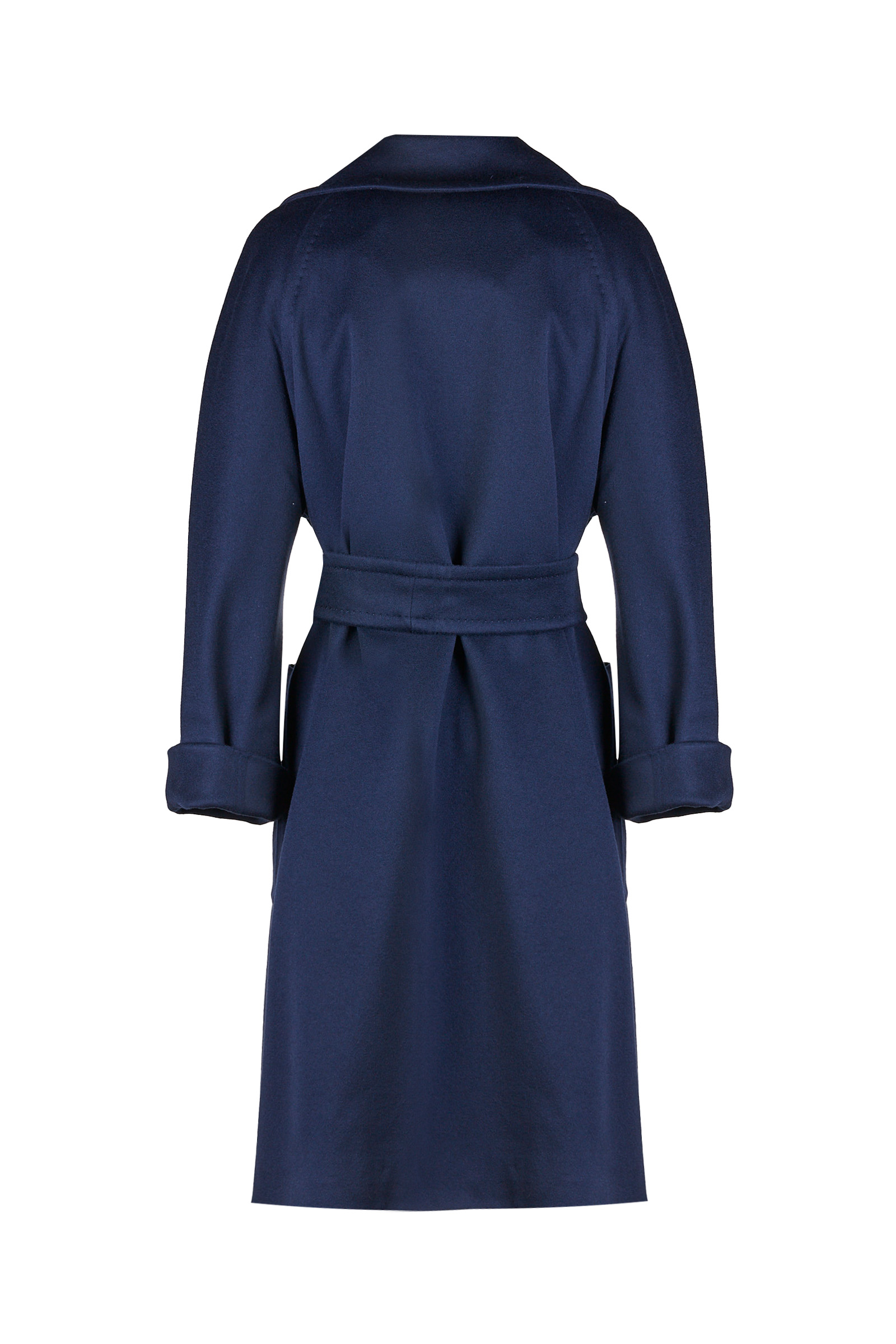 TESSUTO LOROPIANA CAPPOTTO 360425M5 9353 BLU NAVY DONNA