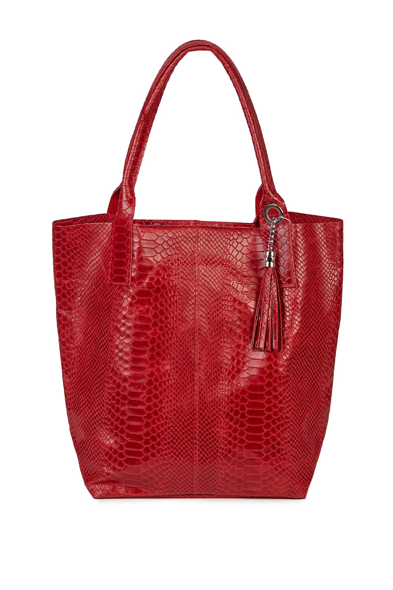 KAROL BORSA PELLE MC001016 ROSSO DONNA