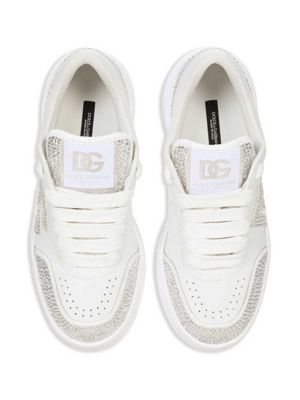 DOLCE & GABBANA SNEAKERS CK2228AQ067 89642 BIANCO DONNA