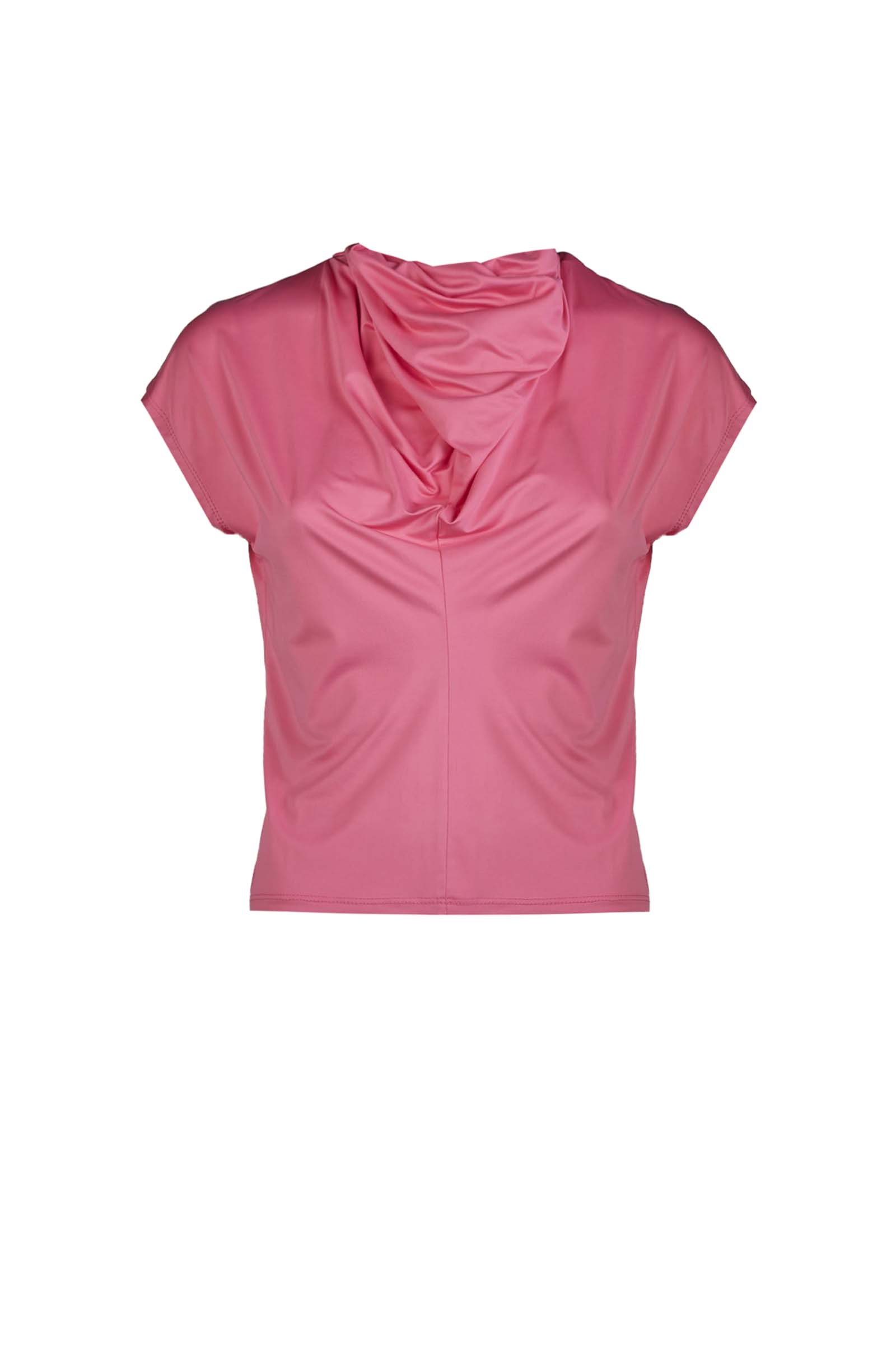 CRISTINA EFFE T-SHIRT MA273 CELESTE-BIANCA-LILLA-ROSA-NERA DONNA