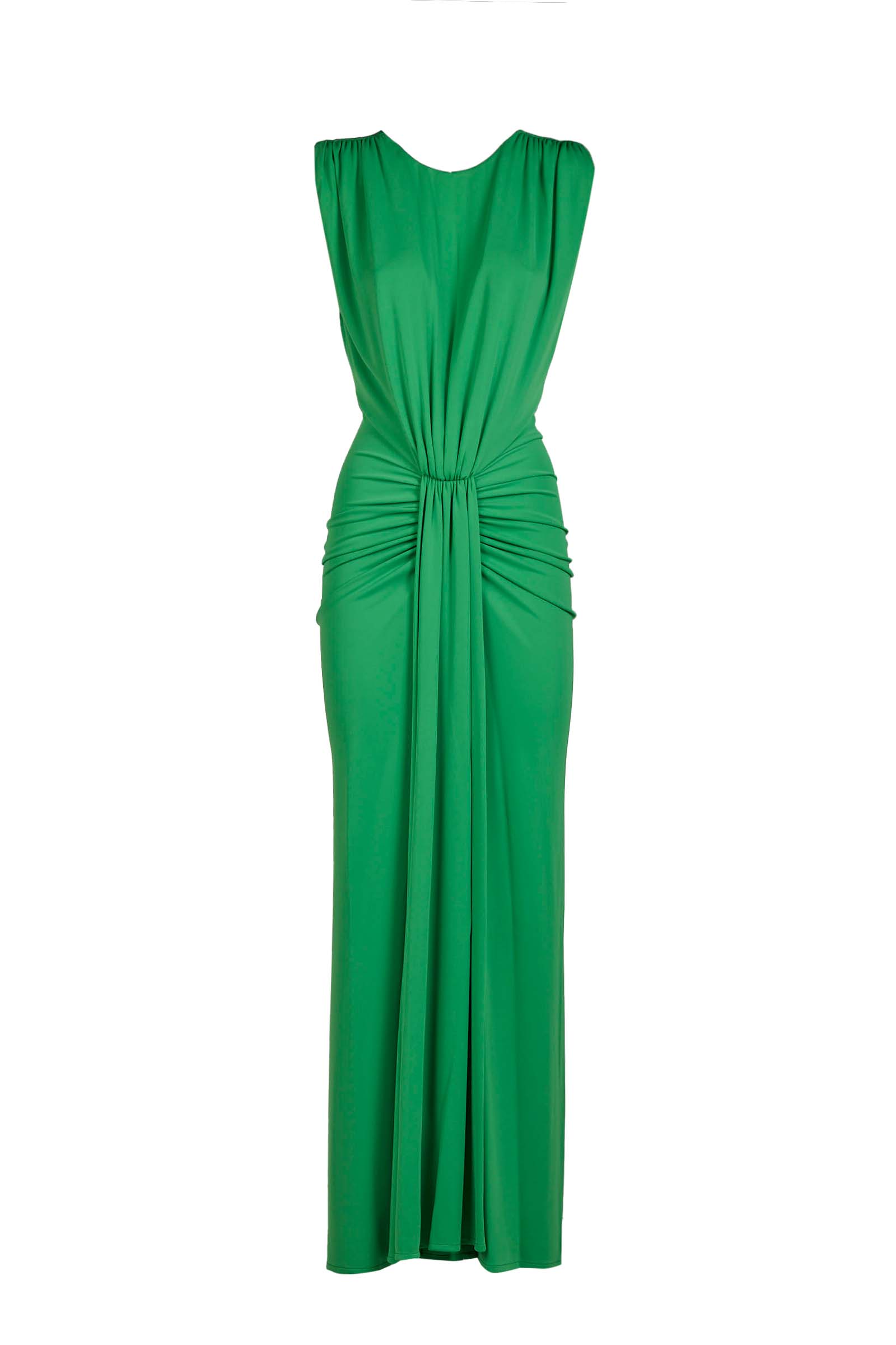 CRISTINA EFFE ABITO V12744 NERO-ARANCIONE-VERDE DONNA