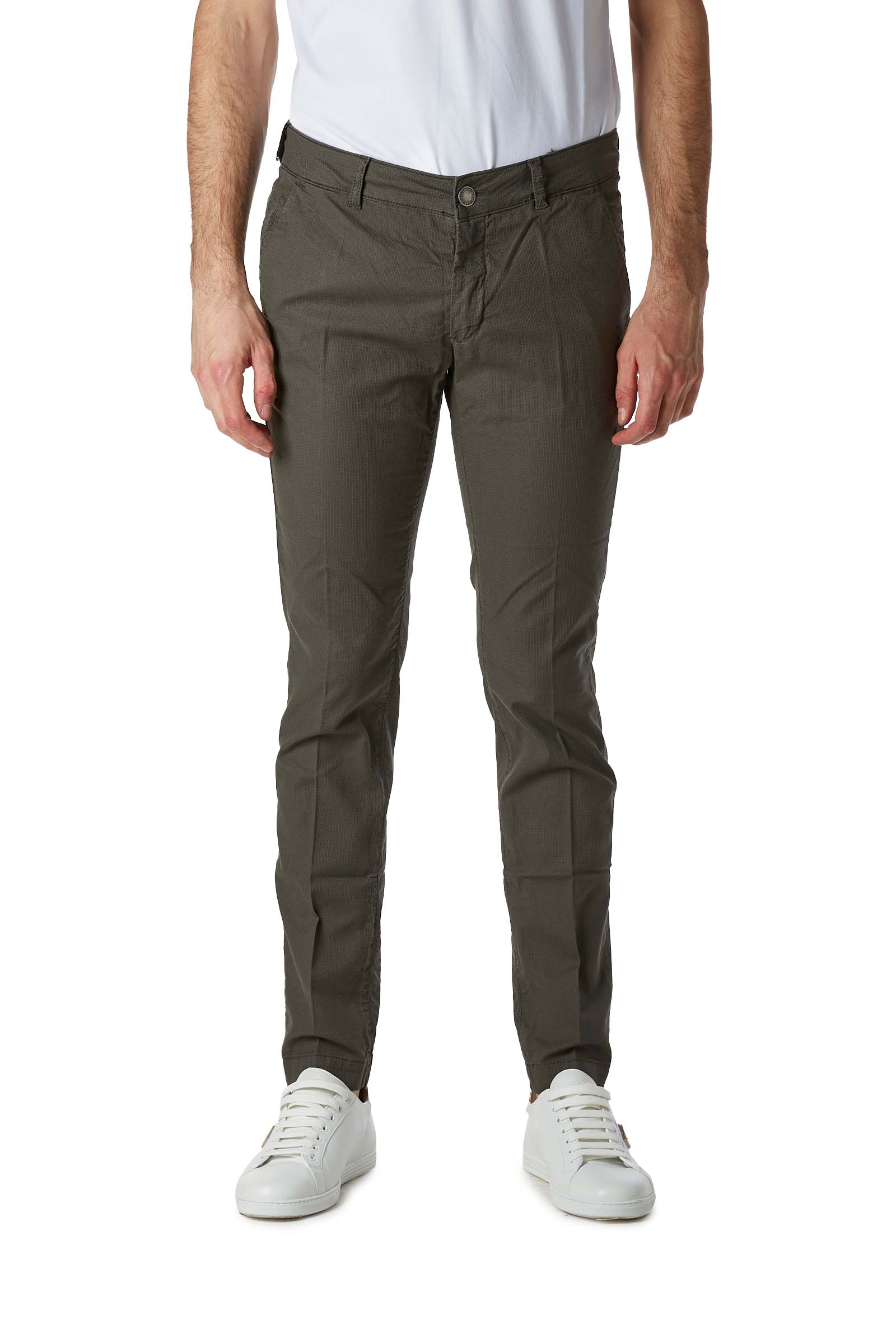 A. DELL'ACQUA PANTALONI AD7623WA P0078ELT 32 VERDE MILITARE UOMO