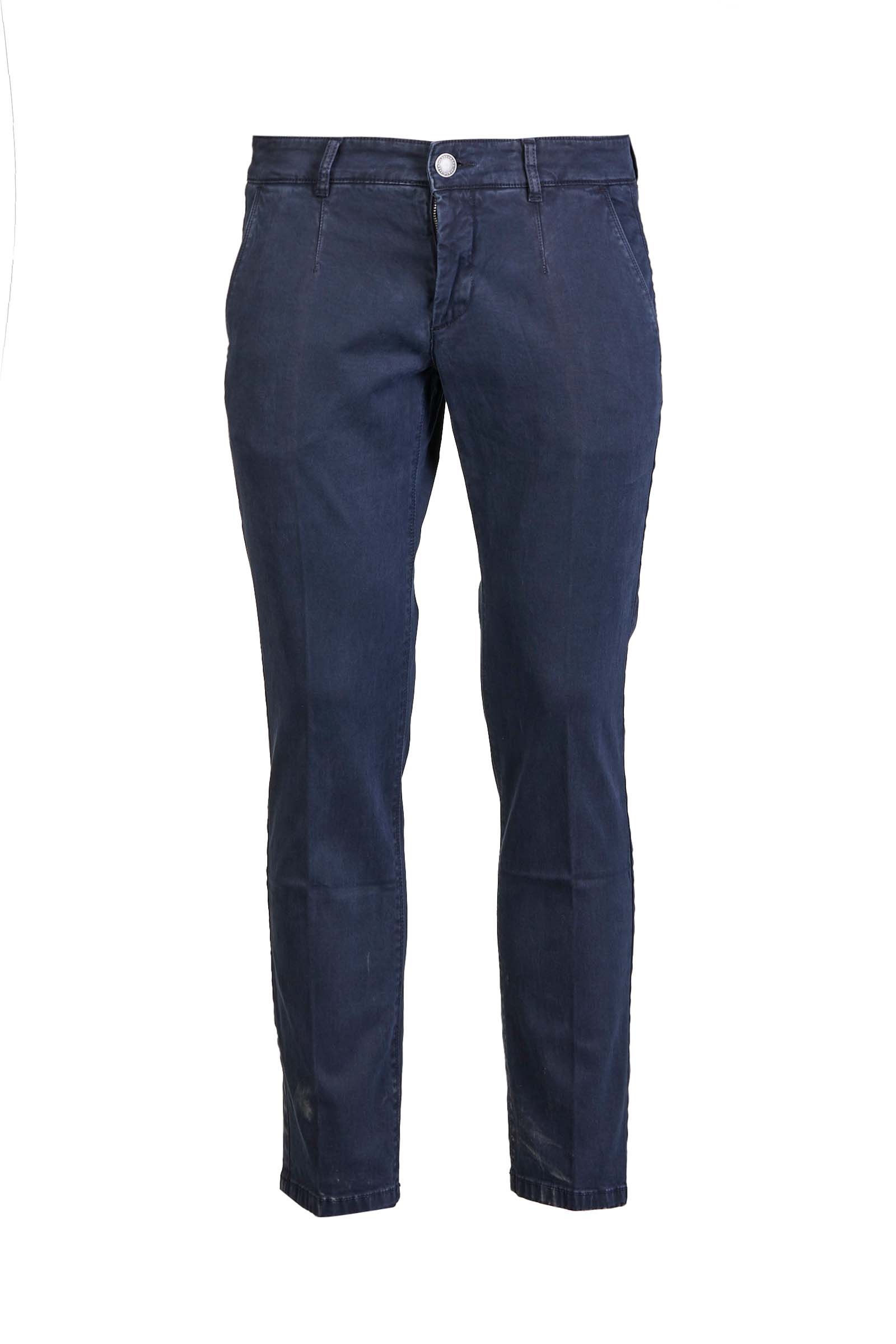 A. DELL'ACQUA PANTALONI AD7084WA 72350ELT 58 BLUETTE SCURO UOMO 