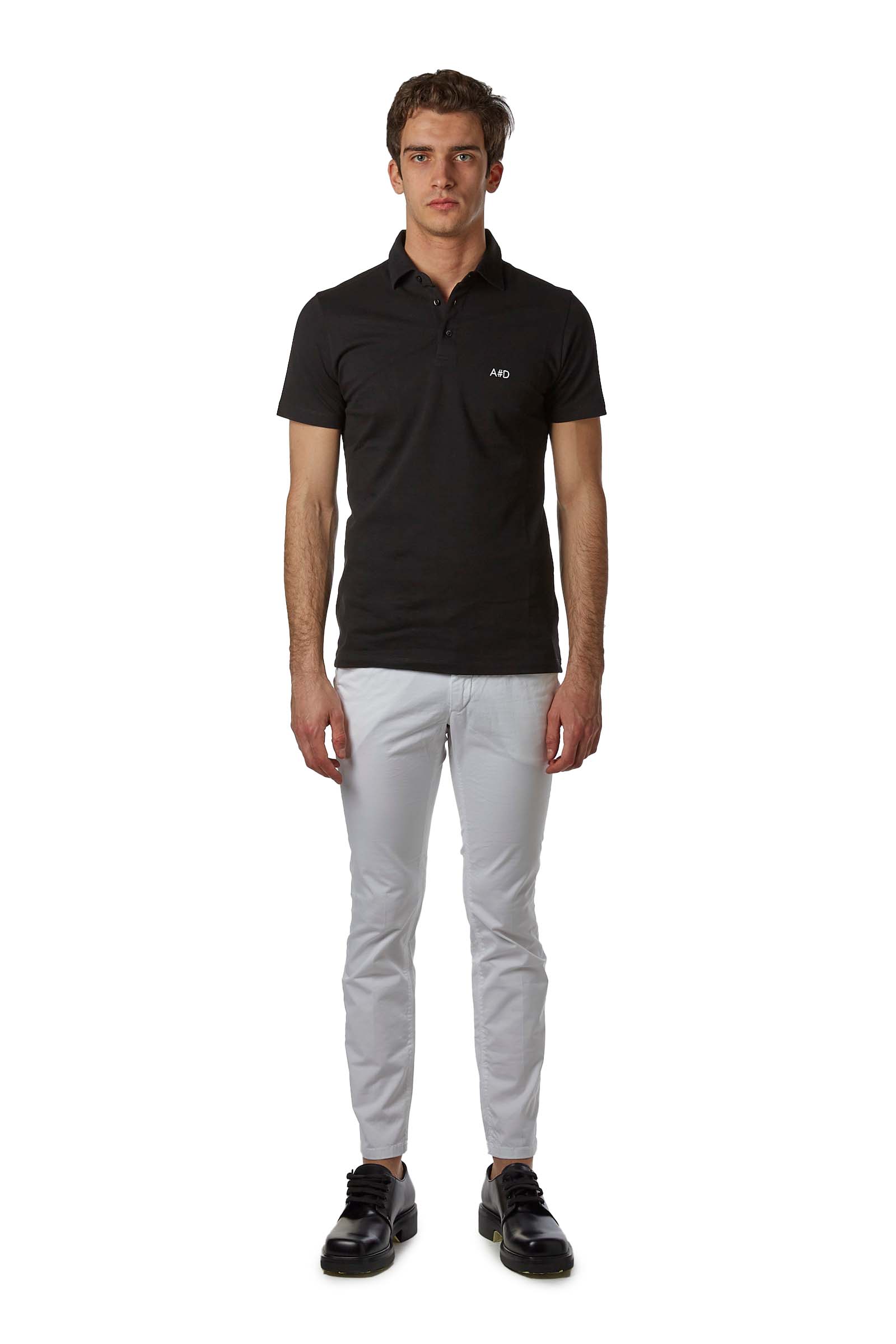 A. DELL'ACQUA POLO AD00074 R0000E 80 NERO UOMO