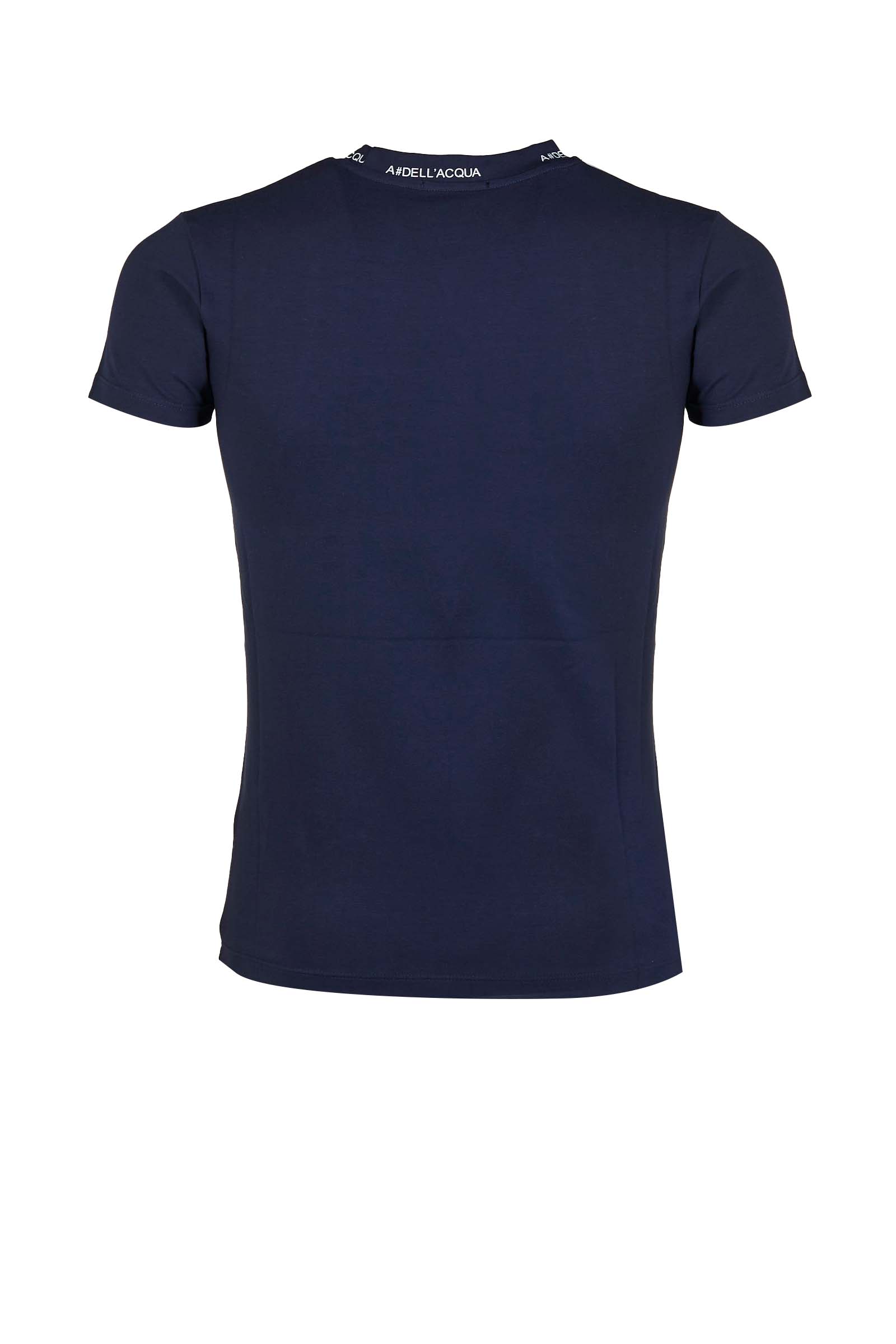 A. DELL'ACQUA T-SHIRT AD0542 M0234E 50 BLU UOMO