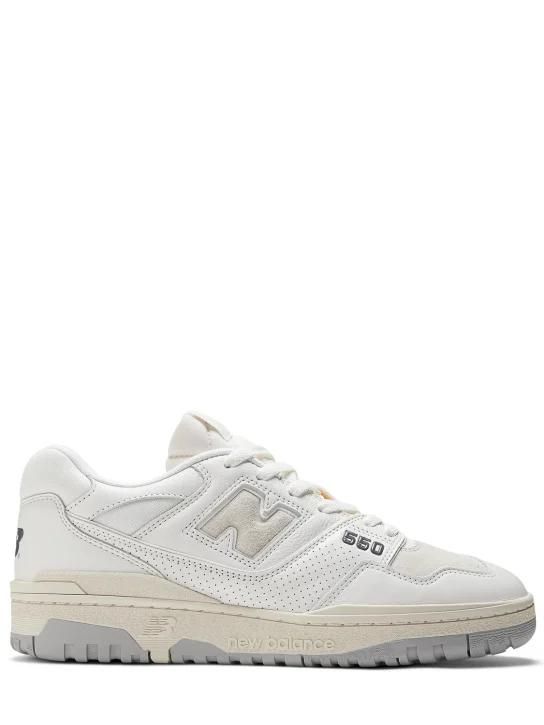 NEW BALANCE SCARPE BB550PWG WHITE UOMO