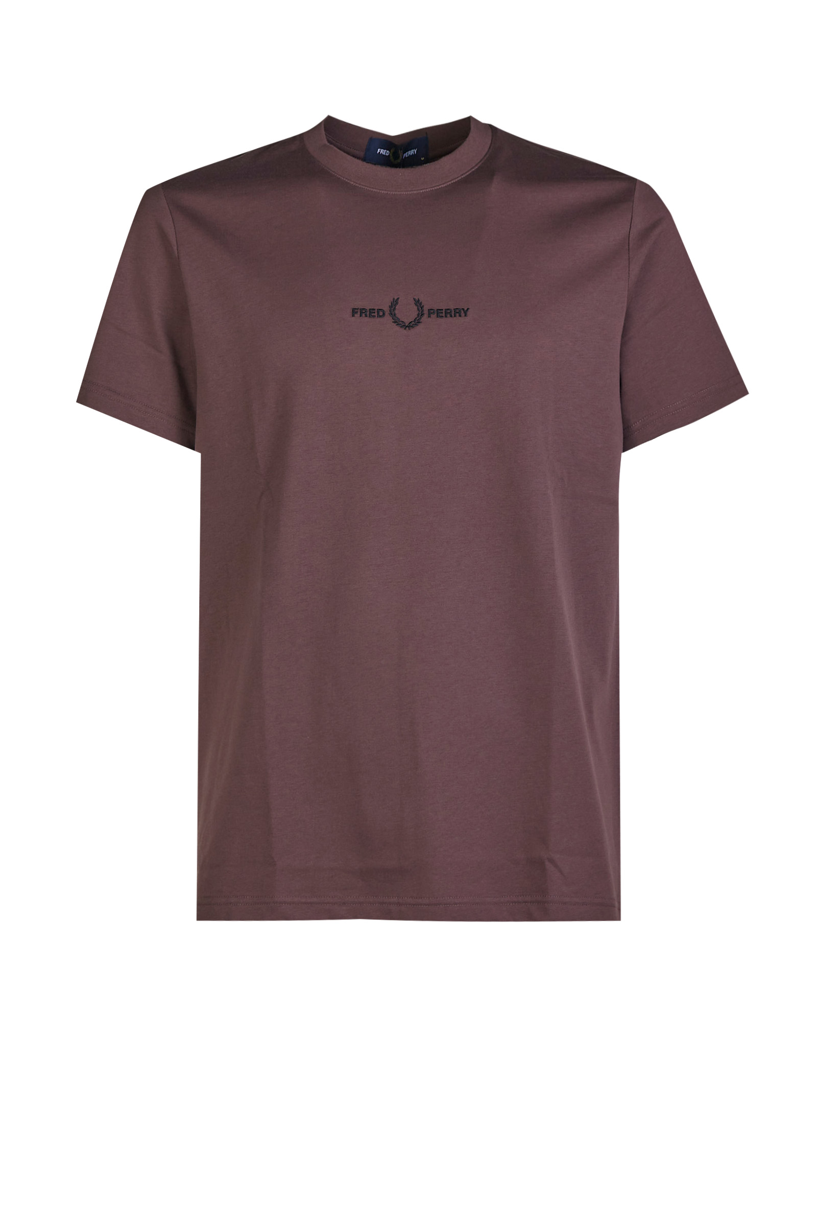 FRED PERRY T-SHIRT T-EMBROIDERED M4580 U53 WOOD UOMO