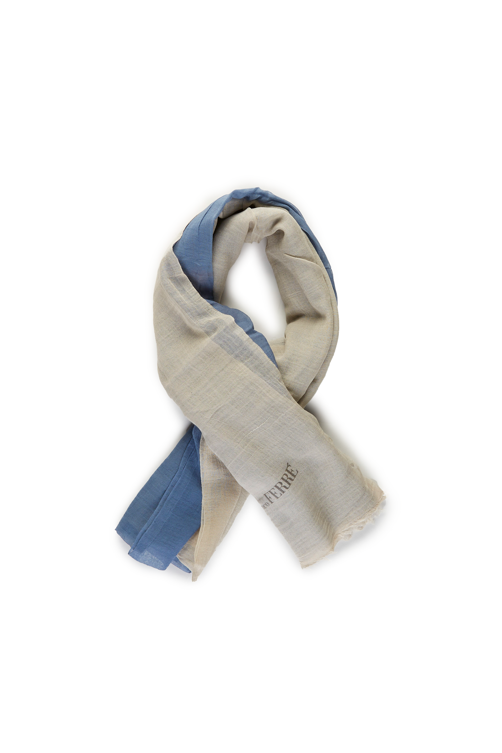 FERRE FOULARD VAR.127 CREAM/BLUETTE DONNA