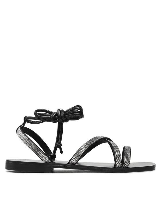 LIU-JO SCARPE SA3149 T0380 22222 SABA 05 SANDAL SATIN BLACK