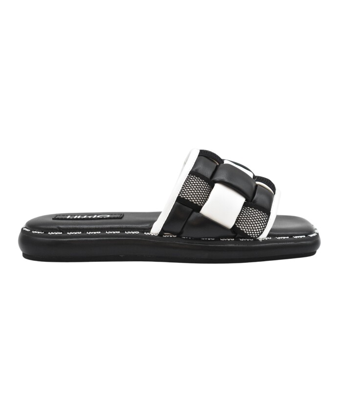 LIU-JO SCARPE SA2055 EX014 00054 AMELIA 03 SANDAL BLACK/WHITE