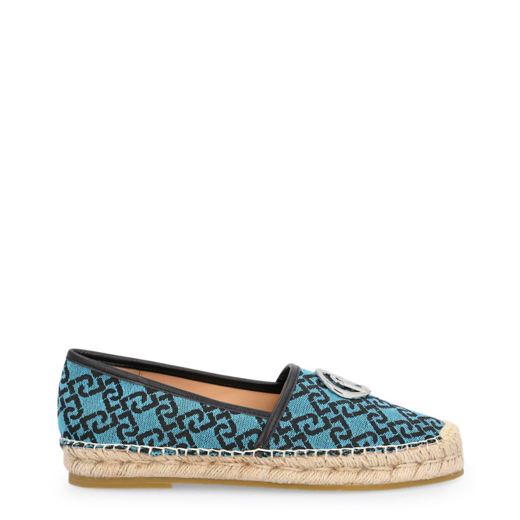 LIU-JO SCARPE SA2279 TX021 S1152 VERA 05 BALLERINA JACQUARD CYAN