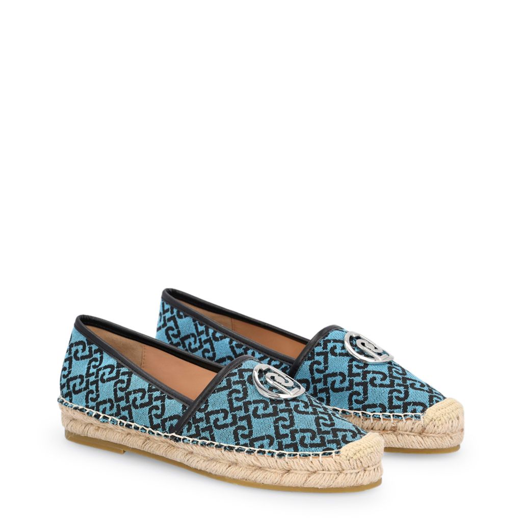 LIU-JO SCARPE SA2279 TX021 S1152 VERA 05 BALLERINA JACQUARD CYAN