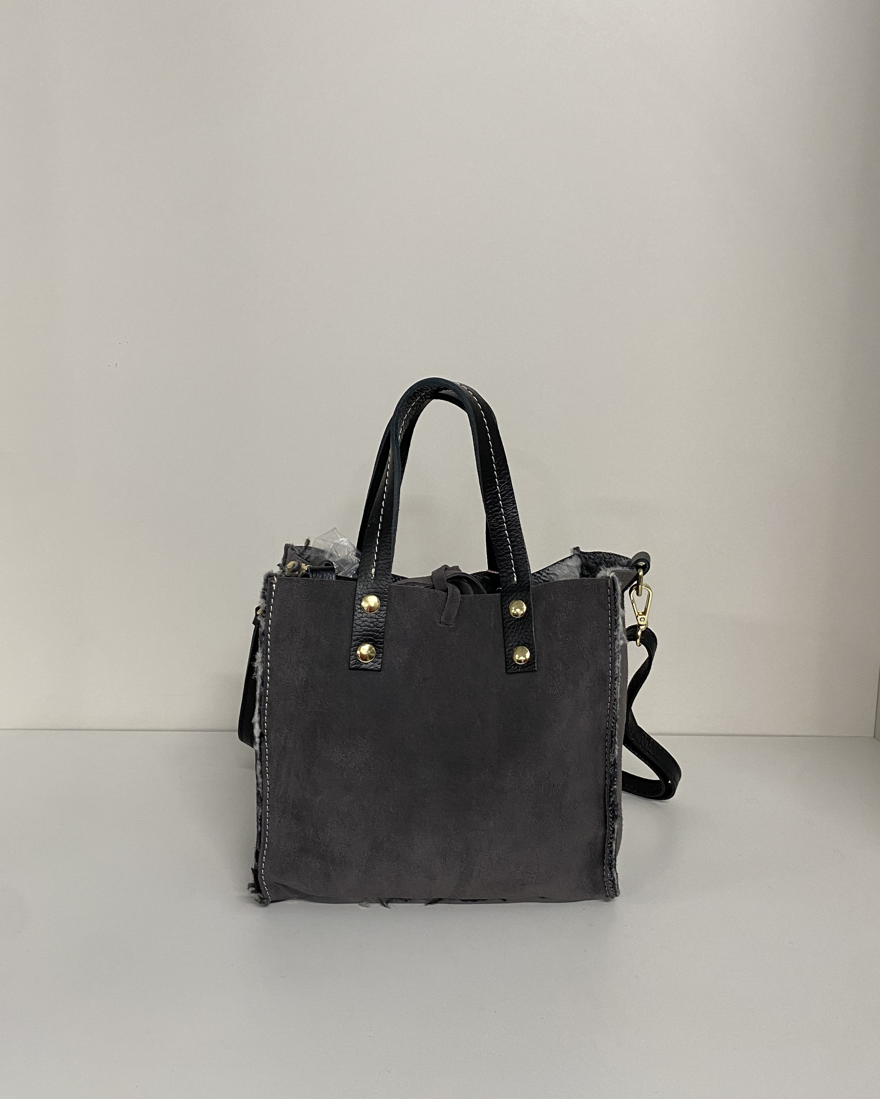 KAROL BORSA DALIA 24/25 CAMMELLO - NERO INTERNO GRIGIO - GRIGIO - NERO INTERNO MARRONE - CUOIO INTERNO TIGRATO