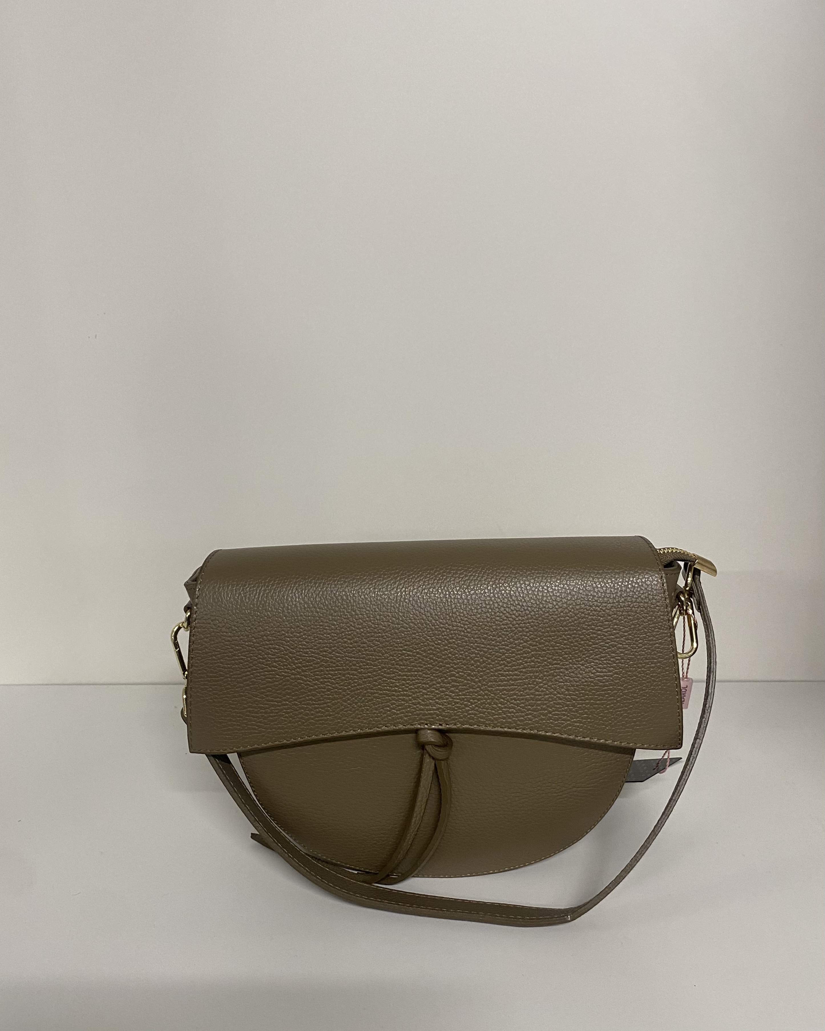 KAROL BORSA VIVIEN MARRONE-TAUPE-NERO-CUOIO-VERDE MILITARE-BORGOGNA