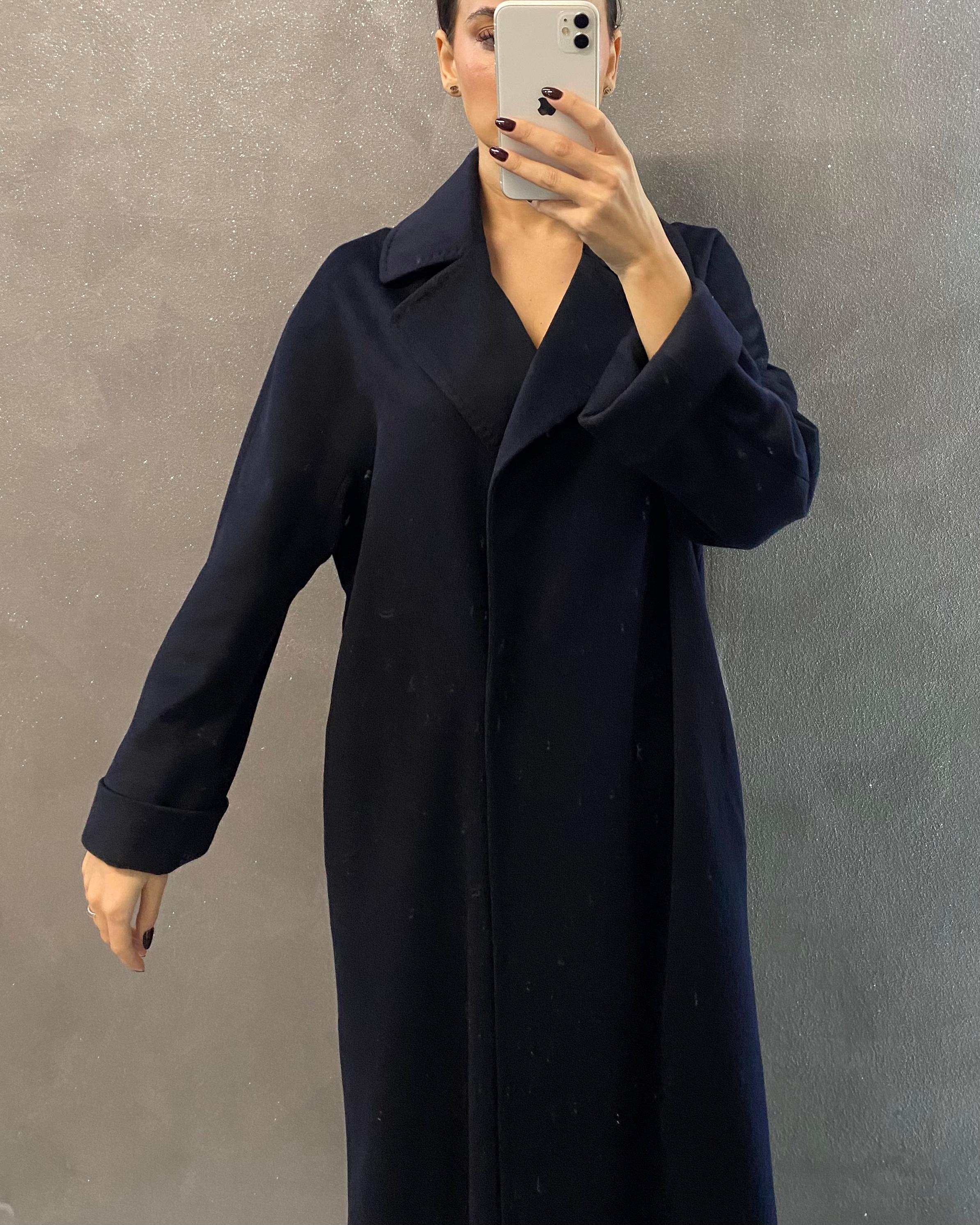 LOROPIANA TESSUTO CAPPOTTO 36042M5 1931 BLU DONNA