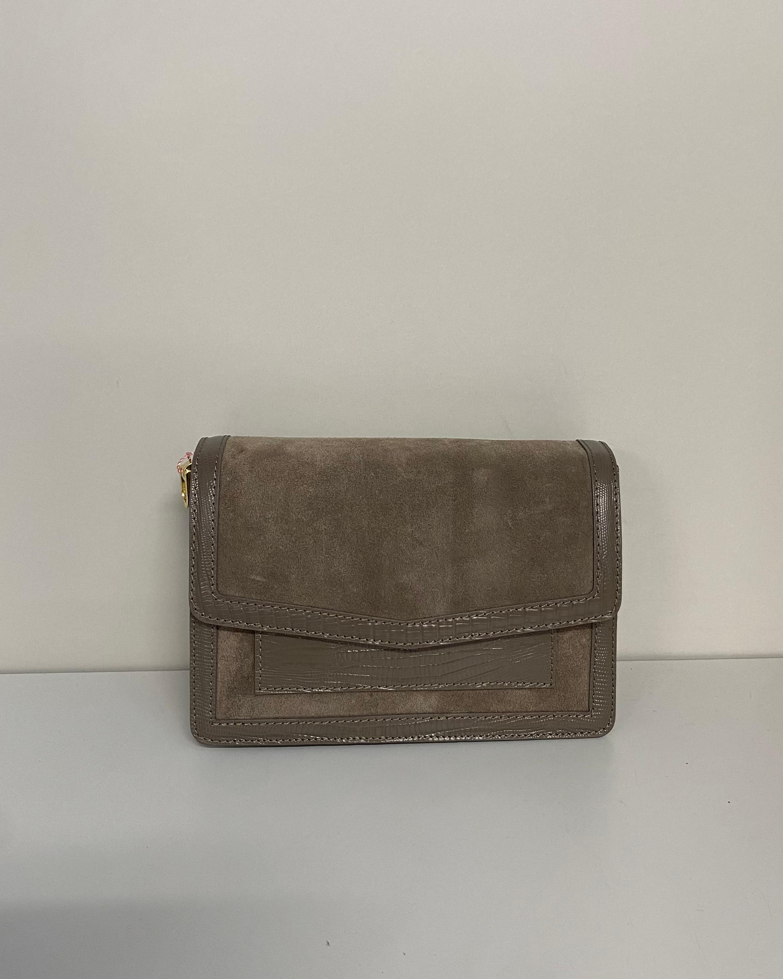 KAROL BORSA GEMMA SENAPE-ARANCIO-BORDEAUX-MARRONE-BEIGE-VERDE-VERDE CHIARO