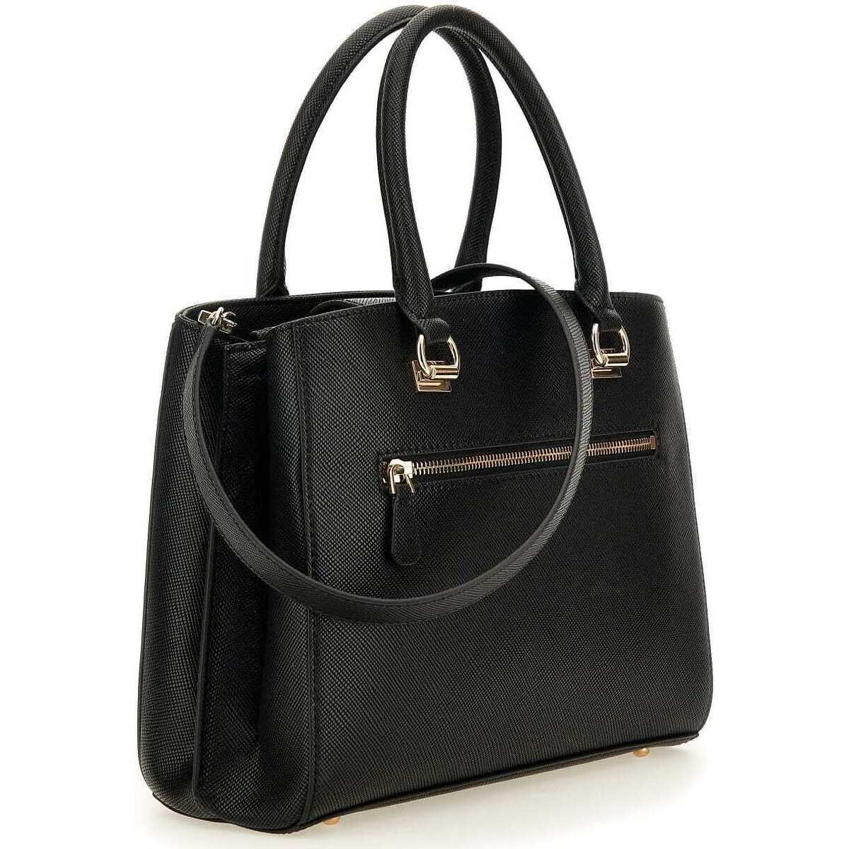 GUESS BORSA HWZG78 79060 NOELLE GIRLFRIEND SATCHEL BLACK DONNA