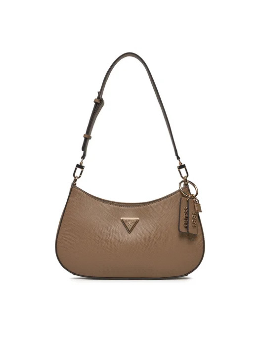 GUESS BORSA HWZG78 79180 NOELLE TOP ZIP SHOULDER BAG DARK TAUPE DONNA