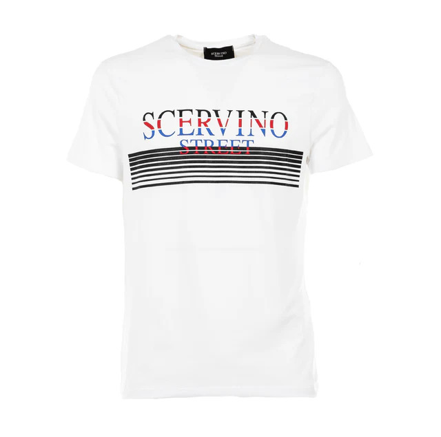 SCERVINO T-SHIRT TSU008 SC001 01 BIANCO UOMO