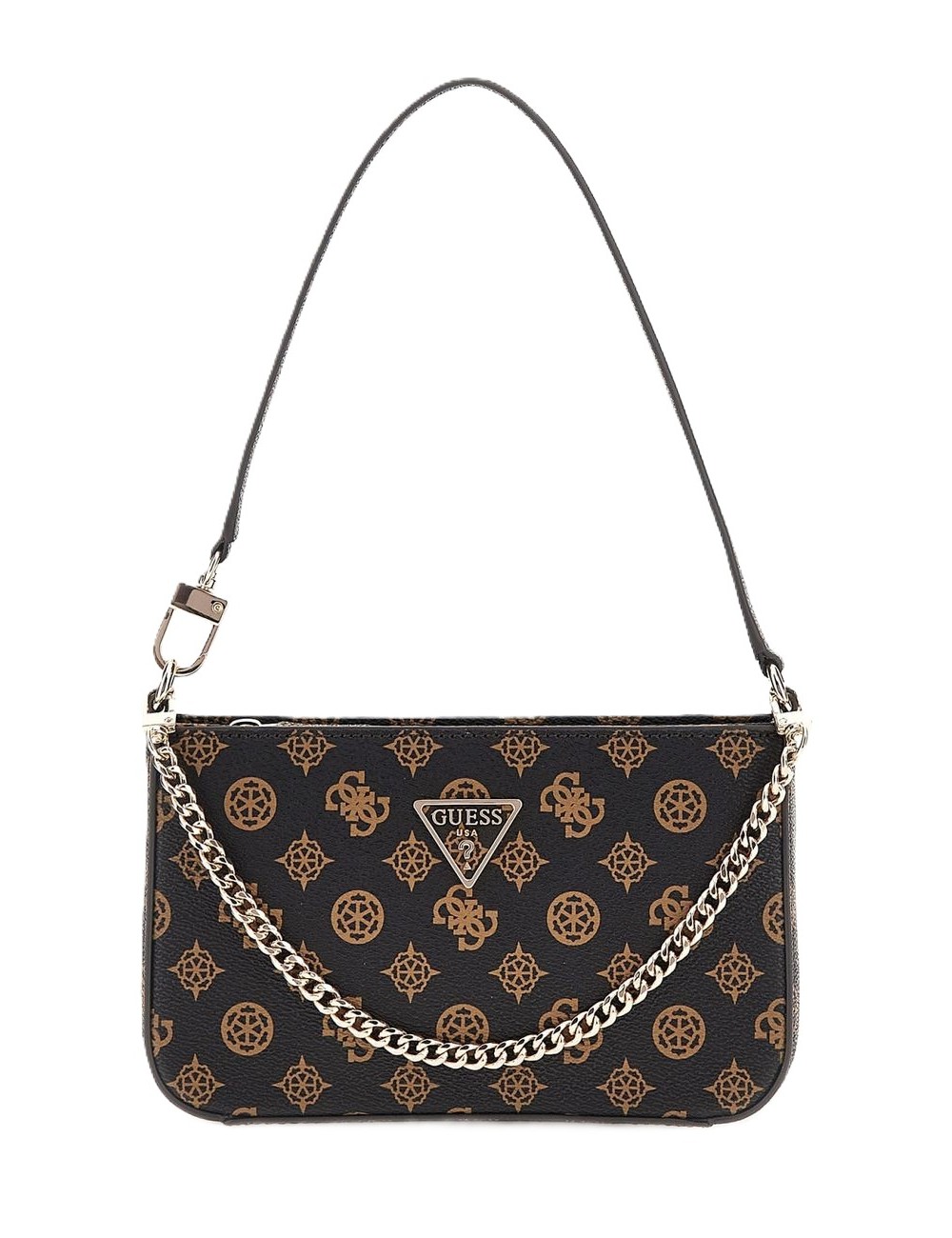 GUESS BORSA NOELLE MINI PZ787972 MOCHA LOGO DONNA