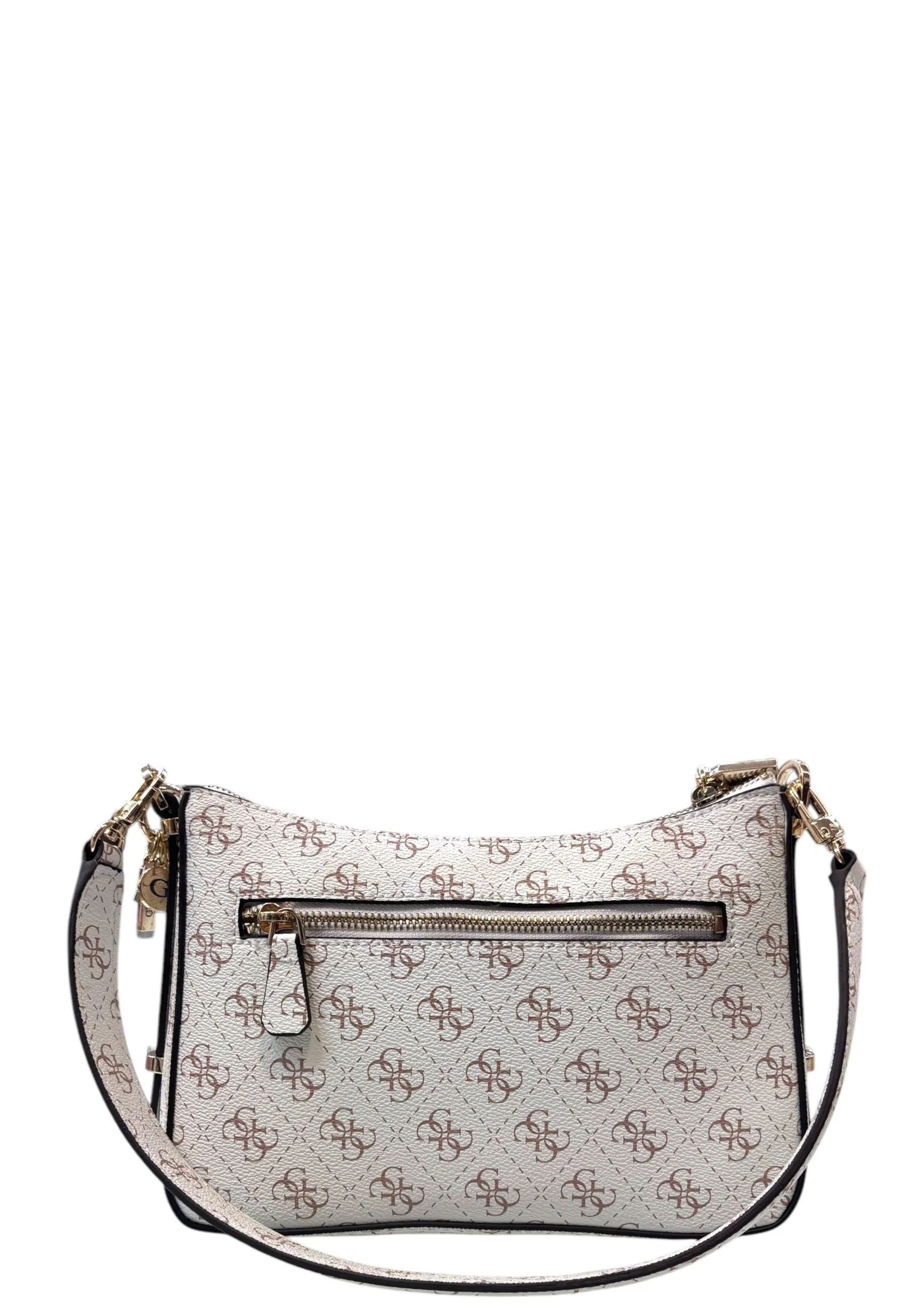 GUESS BORSA EQG951018 CREAM LOGO DONNA