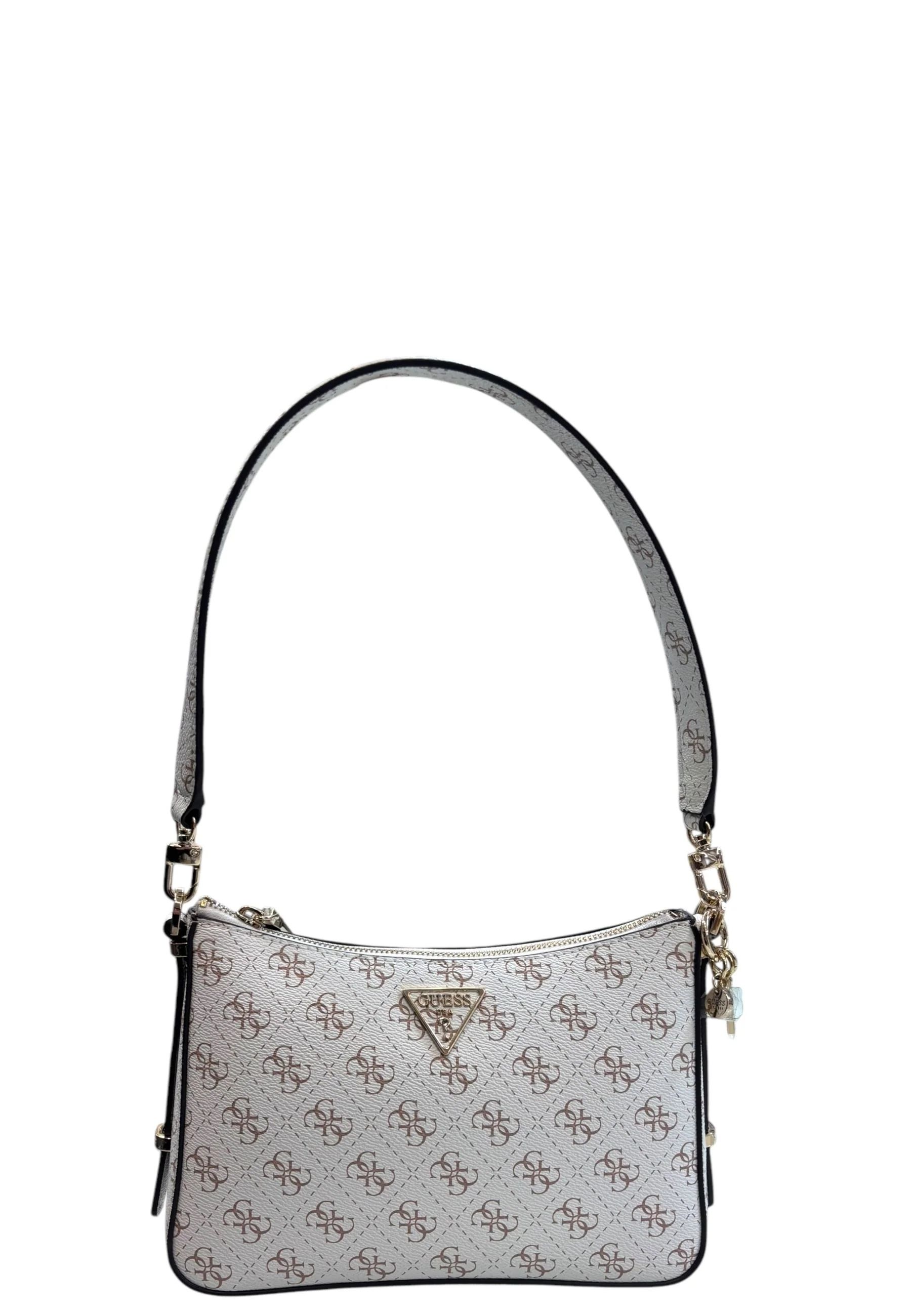 GUESS BORSA EQG951018 CREAM LOGO DONNA