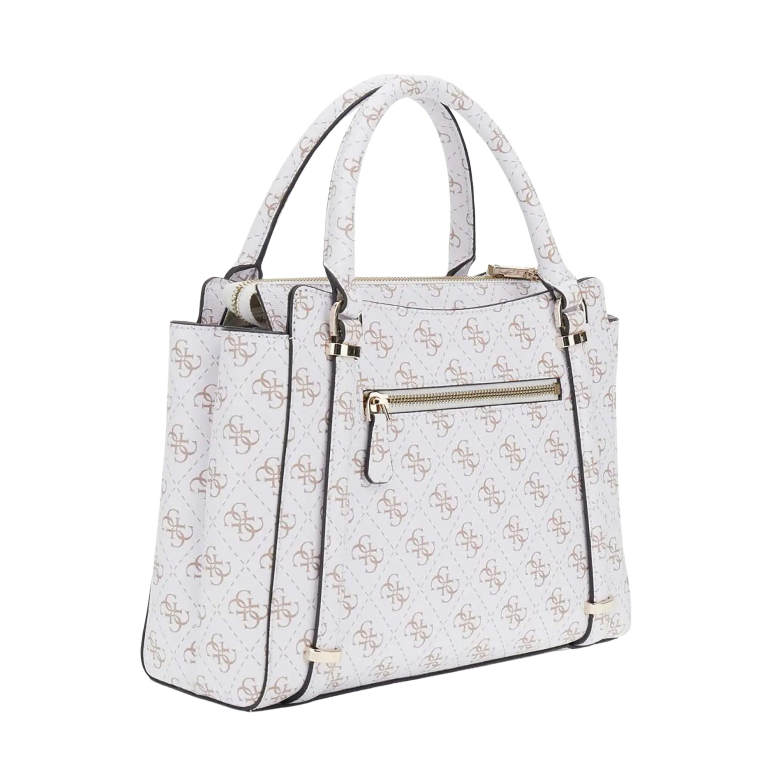 GUESS BORSA EQG951006 CREAM LOGO DONNA